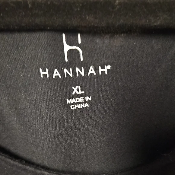 Hannah Relaxed Black 3/4 Sleeve Tunic - Picture 3 of 4